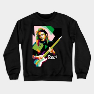 david gilmore pop art wpap Crewneck Sweatshirt